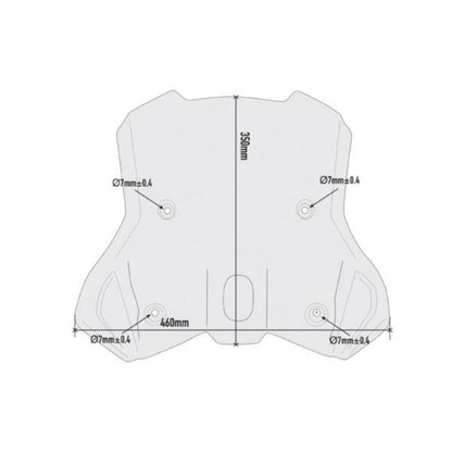 GIVI Windscreen for KTM 390 Adventure-7710D