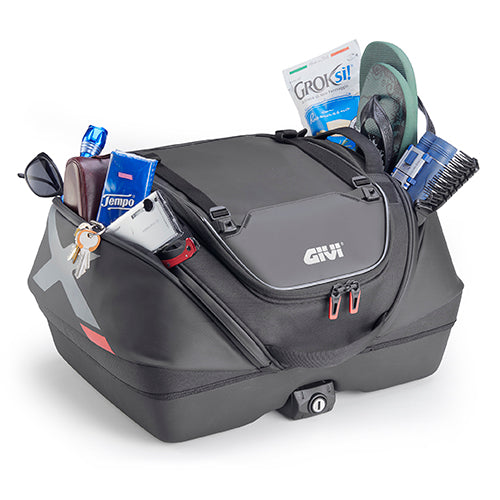 GIVI XL08 X-line 40 Lt With Monokey top Bag - XL08 – Riders GIVI XL08 X-line 40 Lt With Monokey top Bag - XL08 – Riders