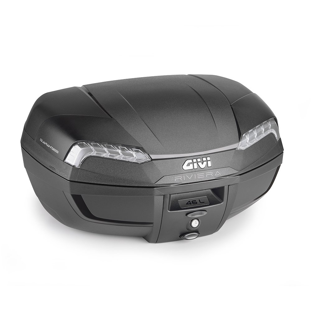 GIVI E46 Riviera Black Edition – 46 Liters Topbox (E46NT2)