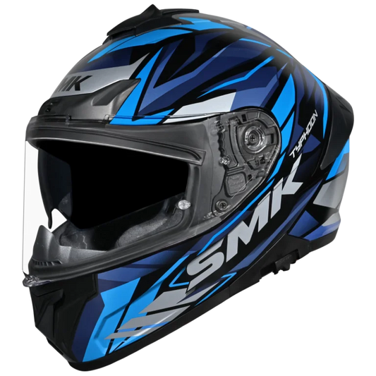 SMK Typhoon D-ring Rival Graphic with Dual Spoiler - MA256