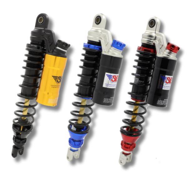 GP500 Shock Absorber With Nitrogen GAS for Yamaha Aerox-Black Gold- SYS