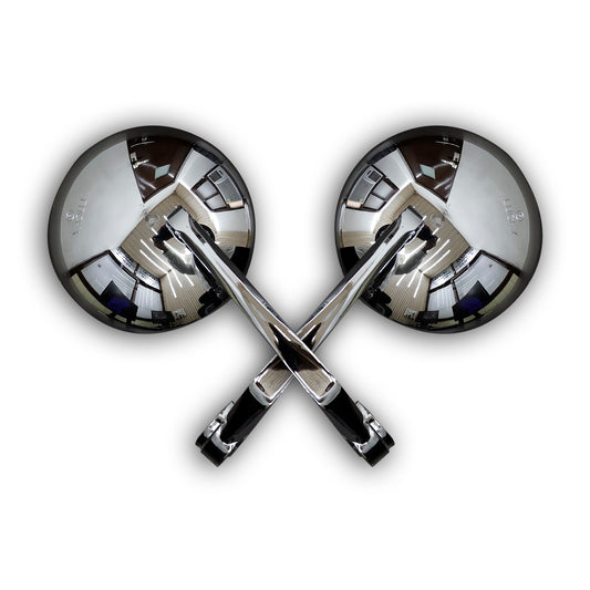 GT Classic Bar End Mirror - CHROME