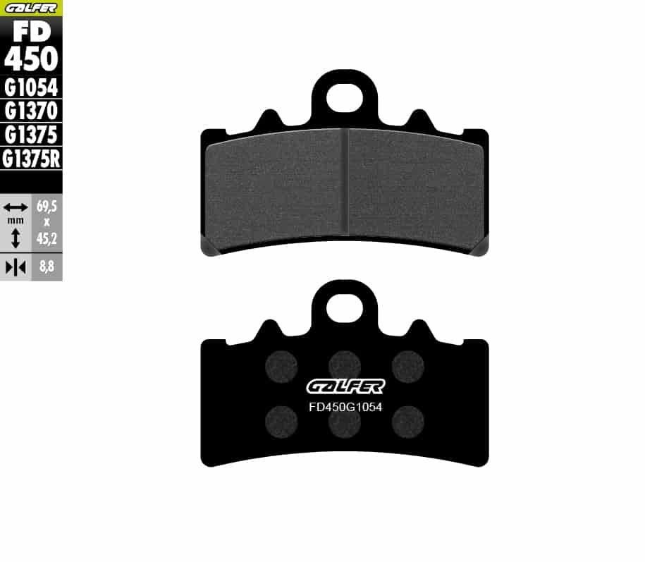 Galfer Semi Metal Brake Pads (FD450G1054)