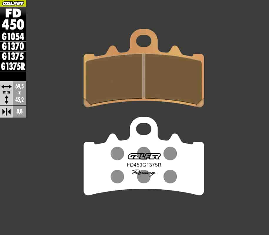 Galfer Sinter Sport Racing Brake Pads (FD450G1375R)