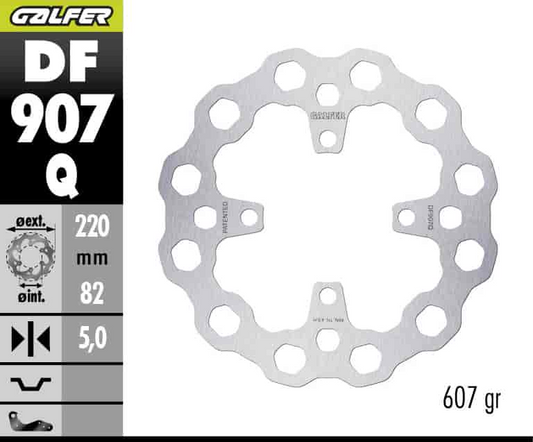Galfer Rear Fixed Cubiq Brake Disc (DF907Q)