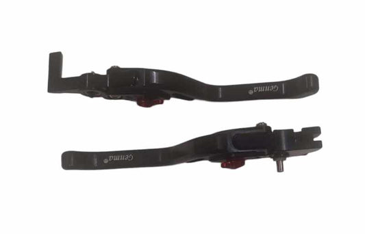 Genma Yamaha Aerox Accessories India Yamaha Aerox CNC Lever With Smart Brake Function ( Black )