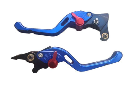 Genma Yamaha Aerox Accessories India Yamaha Aerox CNC Lever With Smart Brake Function ( Blue )