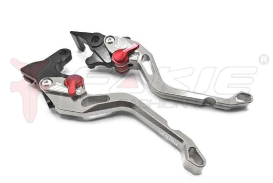 Genma Yamaha Aerox Accessories India Yamaha Aerox CNC Lever With Smart Brake Function ( ORANGE )