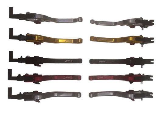 Genma Yamaha Aerox Accessories India Yamaha Aerox CNC Lever With Smart Brake Function ( ORANGE )