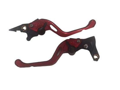 Genma Yamaha Aerox Accessories India Yamaha Aerox CNC Lever With Smart Brake Function (Red)
