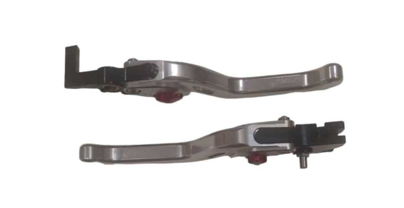 Genma Yamaha Aerox Accessories India Yamaha Aerox CNC Lever With Smart Brake Function ( Silver )