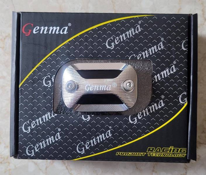 Genma Yamaha Aerox Front Master Cylinder Cap-Silver