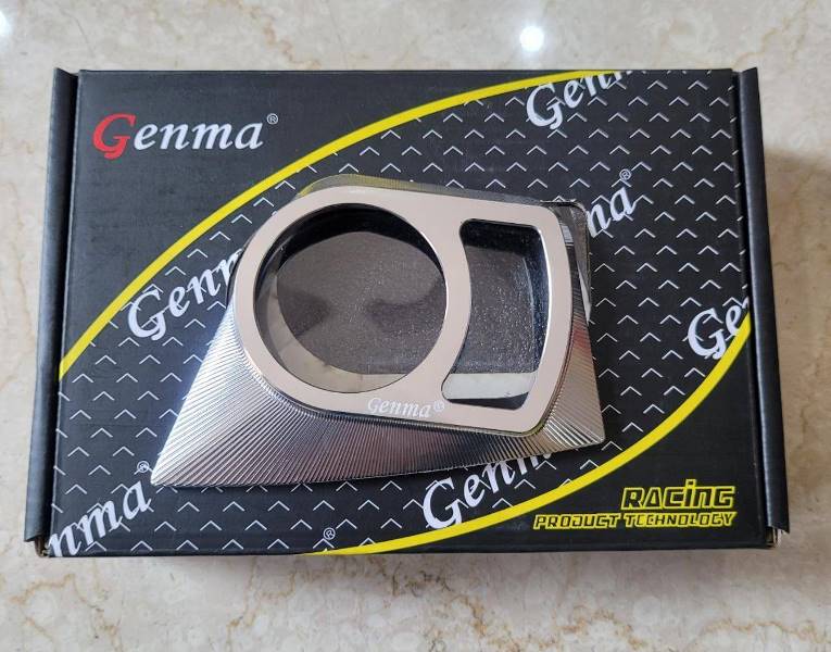 Genma Yamaha Aerox Ignition Switch Cover-Silver