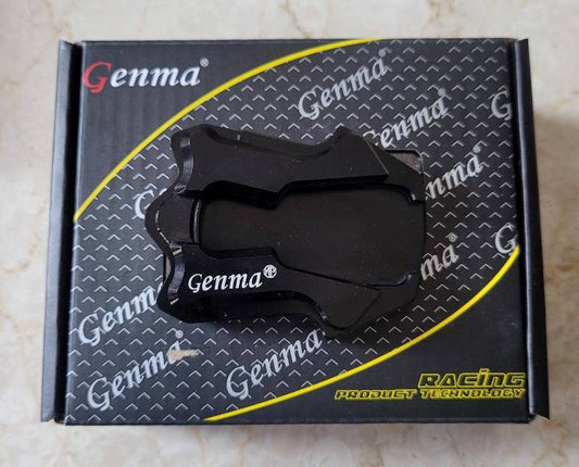 Genma Yamaha Aerox Side Stand Extender-Black