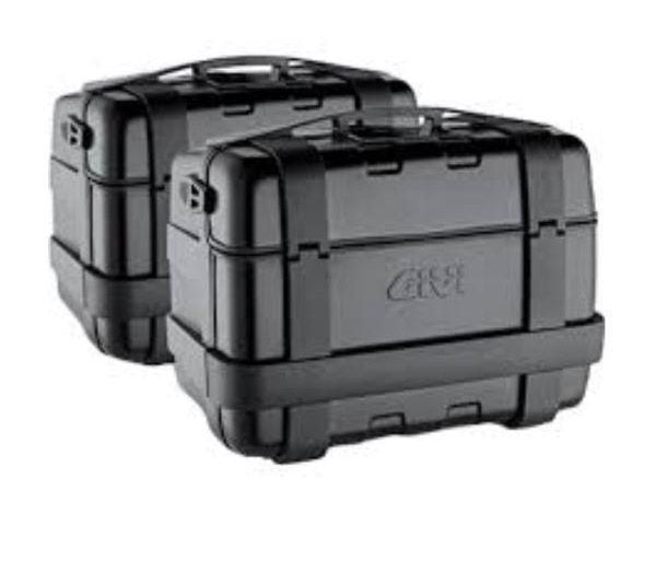 Givi-46l Trekker Monokey Pannier Set Black-TRK46BPACK2