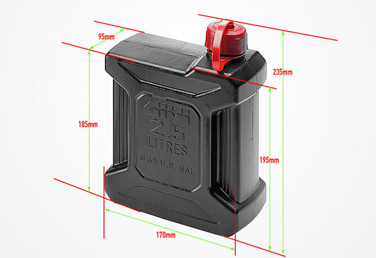 Givi Homologated Jerry Can 2.5 Litres - TAN01