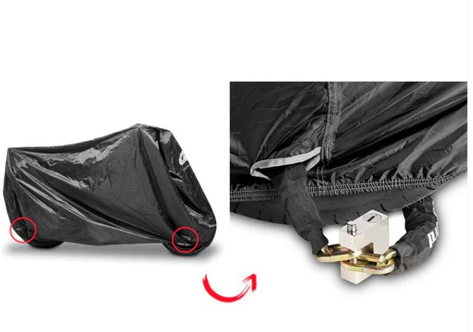 Givi Motorcycle Waterproof Rain-Cover - S202XL
