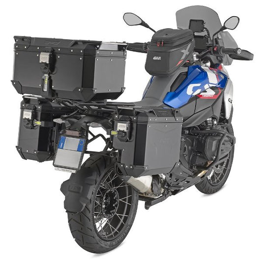 Givi-Right Side Trekker Outback Evo Smart Black Line 37 Ltr-OBKEV37BR