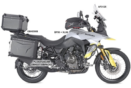 Givi Tanklock BF50 Fuel Tank Bag Flangefor Suzuki V-Strom 800DE - Riders Junction