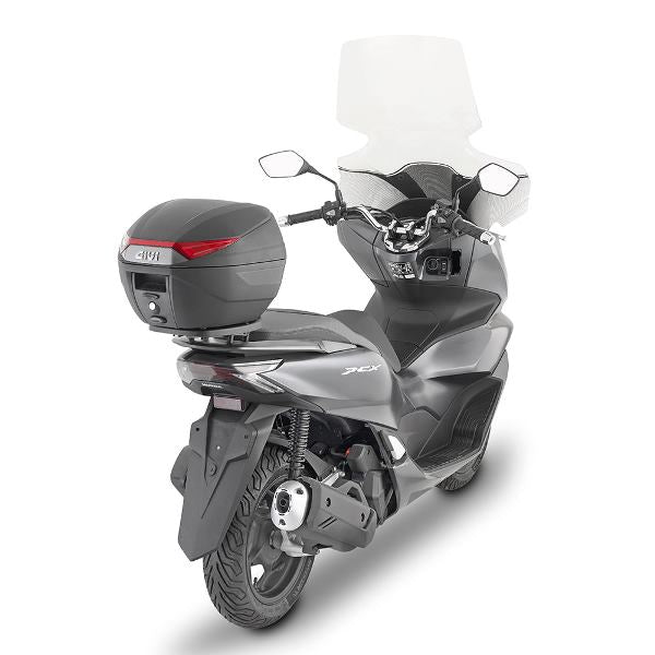 Givi Top-Case Black With Red Reflectors Universal Mounting Plate Included - C30N