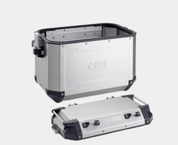 Givi Trekker Outback 48 Side Cases Silver Single - Left - OBKN48AL