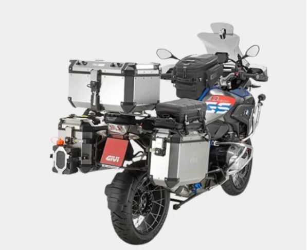 Givi Trekker Outback 48 Side Cases Silver Single - Left - OBKN48AL