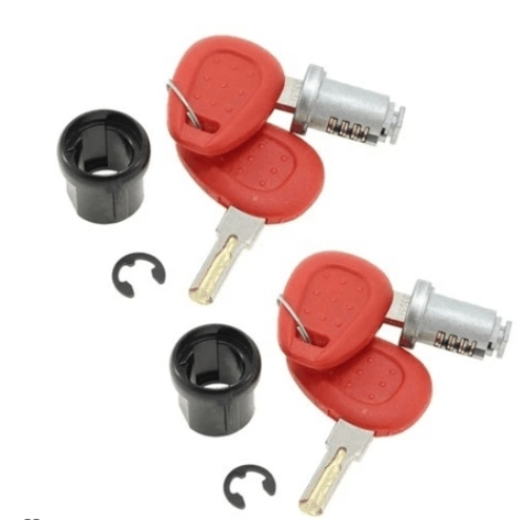 Givi FG-Z179T Black Cylinder Core, Key & Housing (2Sets Lock)