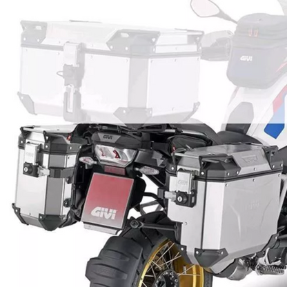 Givi Trekker Outback EVO Natural Aluminium Side-Case, 37 LTR-OBKE37APACK2