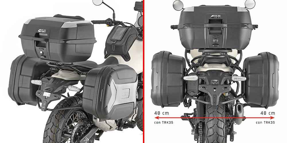GIVI Side Rack Holder for Monokey Panniers Royal Enfield Himalayan 450 (PL9059-MY)