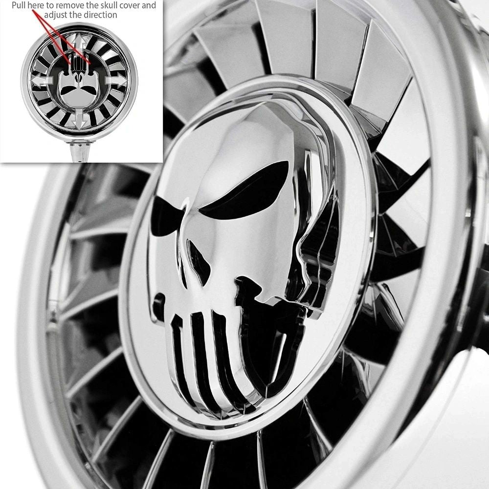 Go Hawk 2 Channel 5 Inch Speakers With Inbuilt Amplifier Chrome (1000 Watts)