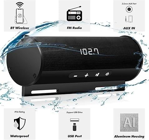 Go Hawk RD8-X Soundbar With Inbuilt Amplifier Black (300 Watts)