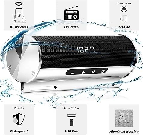 Go Hawk RD8-X Soundbar With Inbuilt Amplifier Chrome (300 Watts)