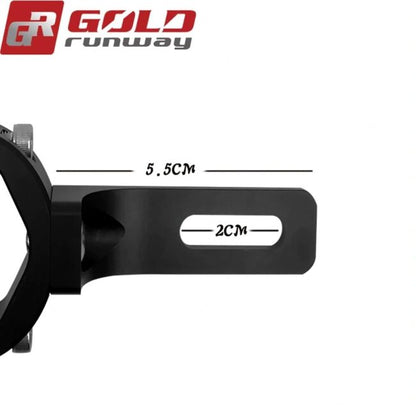 Gold Runway 50mm–60mm Universal Mounting Clamp for Motorcycle Auxiliary LED Lights