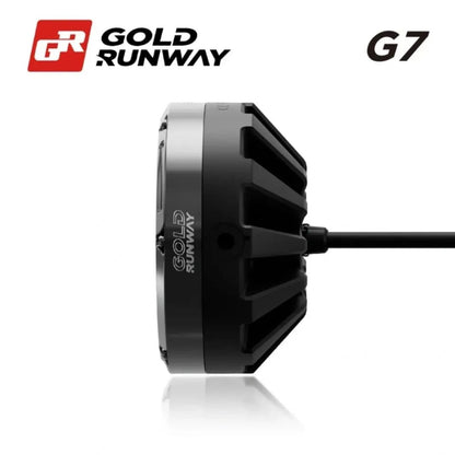 Gold Runway GR G7 Premium LED Auxiliary Driving Lights for Motorcycles