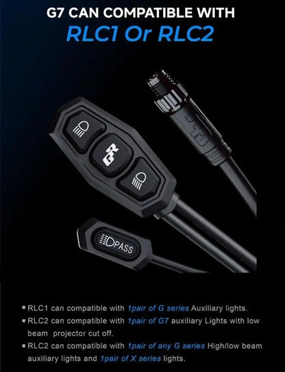 Gold Runway GR G7 Premium LED Auxiliary Driving Lights for Motorcycles
