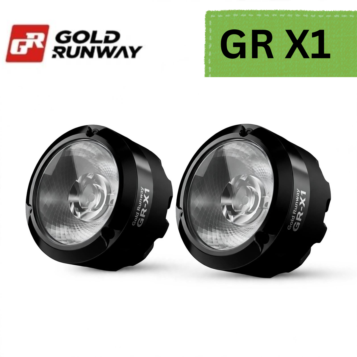Gold Runway GR X1 Premium LED Auxiliary Driving Lights for Motorcycles