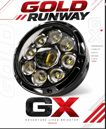 Gold Runway GX RLC2 PRO LED Driving Light – 250W, 5700K, 37,000 LM