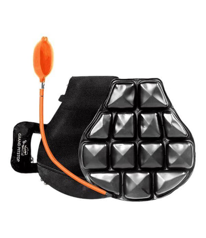 Grand Pitstop - Air Comfy Seat Cushion Cruiser for Motorcycle (Premium With Pump)