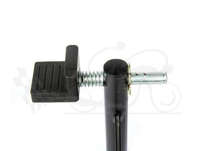 GrandPitStop-Non Dismantable Universal Rear Paddock Stand with Skate Wheels (Black)