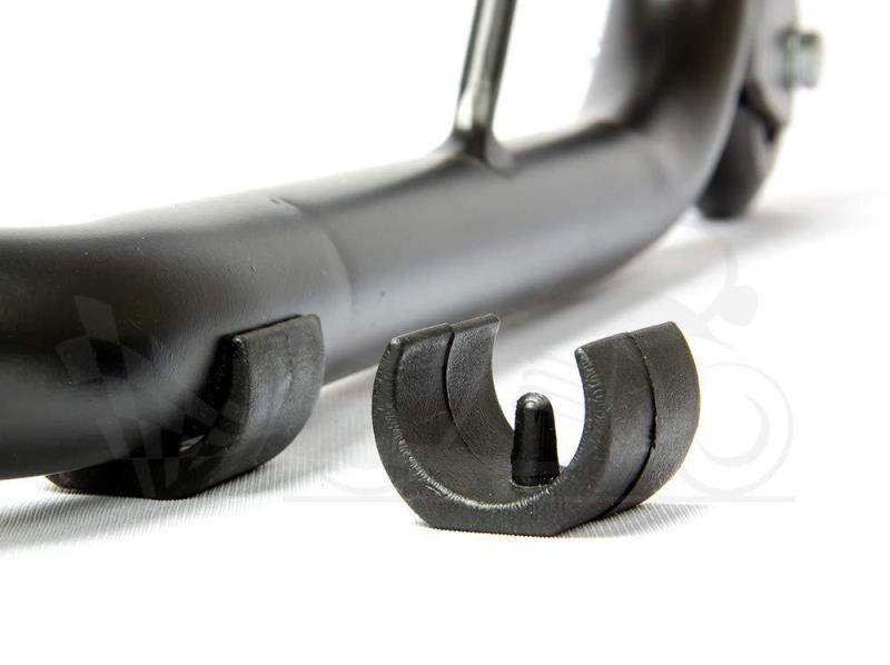 GrandPitStop-Non Dismantable Universal Rear Paddock Stand with Skate Wheels (Black)