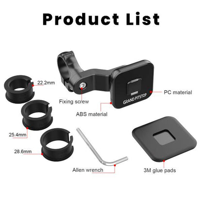 GrandPitStop Quick Lock GEN-1 Handlebar Mobile Holder with Magnetic Lock-G1BHMOBH