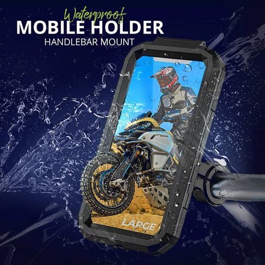 GrandPitStop-Waterproof Mobile Holder Handlebar Mount (Black)-WPWCHMobH