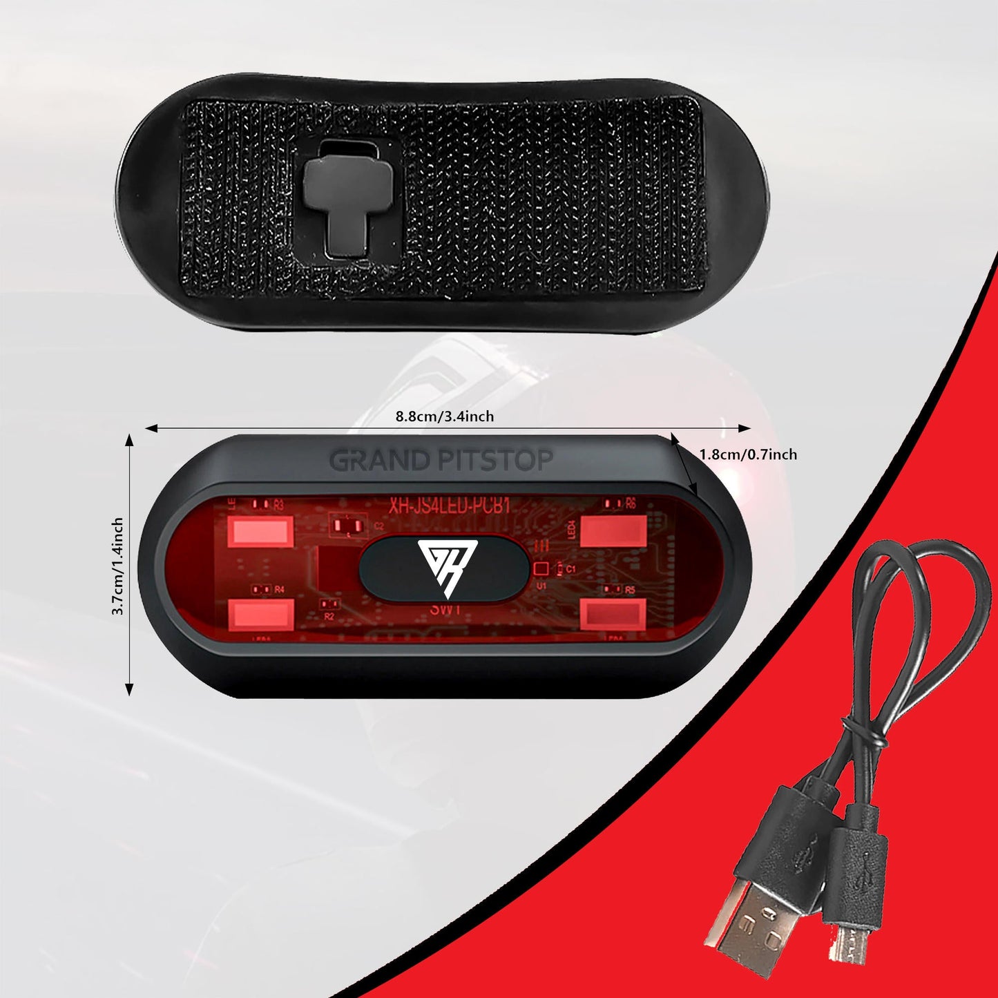 GrandPitstop-Universal Helmet Light-GRNWHL