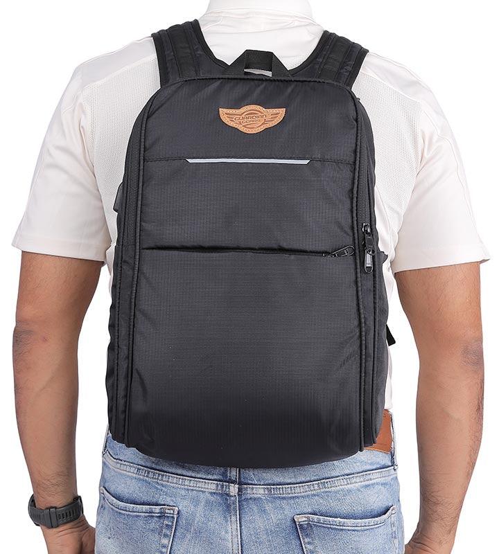 Guardian Gears Robin 30L Charcoal Black Laptop Backpack