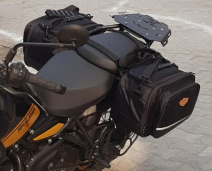 Guardian Gears-Stallion Saddlebag 50Ltrs expandable up to 65Ltrs with Rain Cover and Drybags