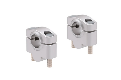 HANDLEBAR RISER - 25MM UP (4230-S25) Silver - Hepco Becker - 4230-S25-25-0-SL