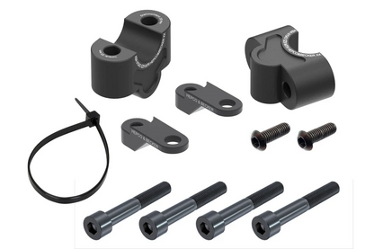 HANDLEBAR RISER - 25MM UP (4235-F25Z) Black - Hepco Becker - 4235-F25Z-25-0-BL