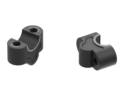 HANDLEBAR RISER - 25MM UP (4235-F25Z) Black - Hepco Becker - 4235-F25Z-25-0-BL