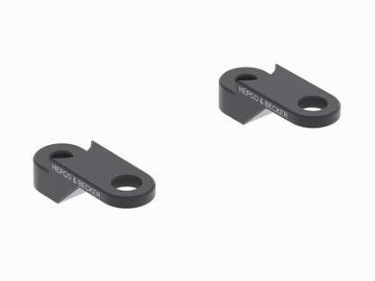HANDLEBAR RISER - 25MM UP (4235-F25Z) Black - Hepco Becker - 4235-F25Z-25-0-BL