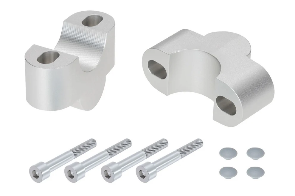 HANDLEBAR RISER - 25MM UP (4235-FT10-25-0) - Hepco Becker - 4235-FT10-25-0-SL
